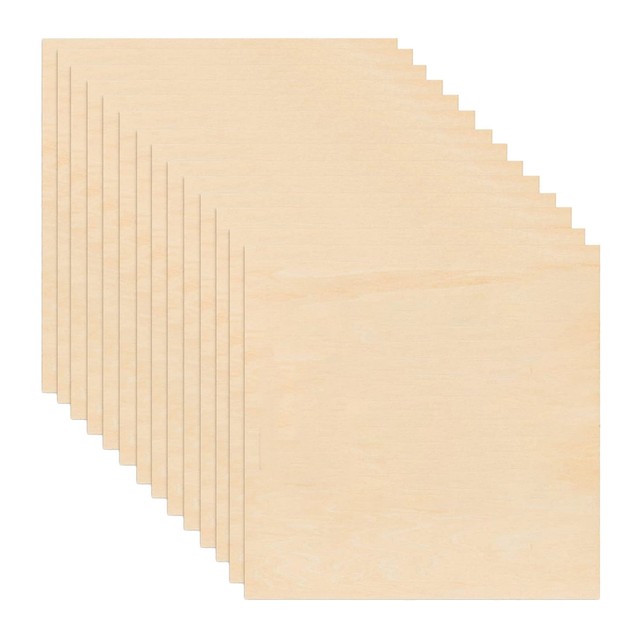 50Packs 4 X 4 Inch Plywood Sheets 1/16 Inch Thin Wood Sheets Craft Wood  Board Plywood For Crafts - AliExpress